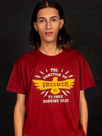 freedom t-shirt with bird print uk